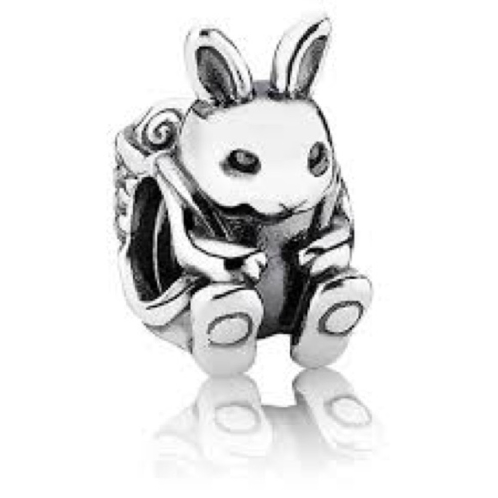 Authentic Pandora Bunny Rabbit Charm